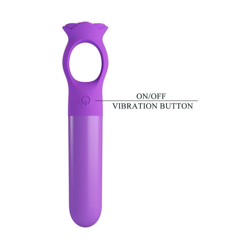 PRETTY LOVE GIANA MINI MASAJEADOR VIBRADOR RECARGABLE MORADO