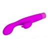 PRETTY LOVE JENE VIBRADOR DOBLE ESTIMULACIoN PARA PUNTO G Y CLiTORIS MORADO