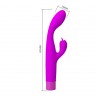 PRETTY LOVE JENE VIBRADOR DOBLE ESTIMULACIoN PARA PUNTO G Y CLiTORIS MORADO