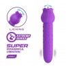 PRETTY LOVE DANNELL VIBRADOR CON ESTIMULACIoN ORAL Y CLITORAL RECARGABLE MORADO