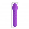 PRETTY LOVE DANNELL VIBRADOR CON ESTIMULACIoN ORAL Y CLITORAL RECARGABLE MORADO