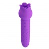 PRETTY LOVE DANNELL VIBRADOR CON ESTIMULACIoN ORAL Y CLITORAL RECARGABLE MORADO