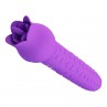 PRETTY LOVE DANNELL VIBRADOR CON ESTIMULACIoN ORAL Y CLITORAL RECARGABLE MORADO