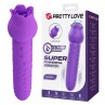 PRETTY LOVE DANNELL VIBRADOR CON ESTIMULACIoN ORAL Y CLITORAL RECARGABLE MORADO