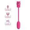 PRETTY LOVE OLSON HUEVO VIBRADOR CON MANDO POR CABLE RECARGABLE ROSA