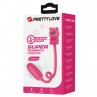 PRETTY LOVE OLSON HUEVO VIBRADOR CON MANDO POR CABLE RECARGABLE ROSA