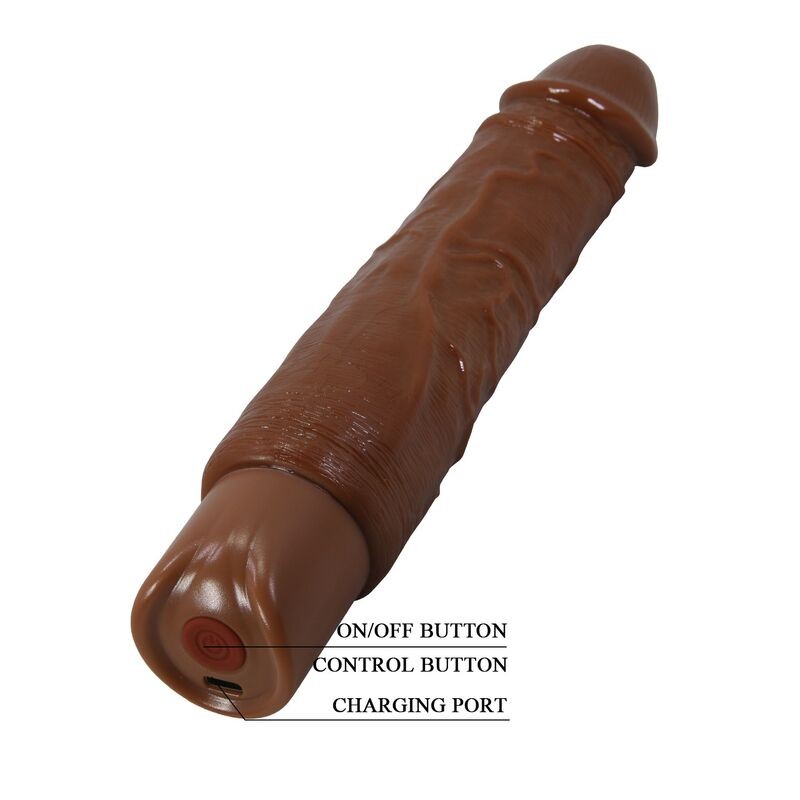 PRETTY LOVE DUKE VIBRADOR REALiSTICO 235 CM Ø 48 CM COLOR MARRoN