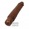 PRETTY LOVE DUKE VIBRADOR REALiSTICO 235 CM Ø 48 CM COLOR MARRoN