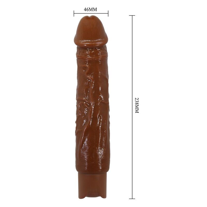 PRETTY LOVE DUKE VIBRADOR REALiSTICO 235 CM Ø 48 CM COLOR MARRoN
