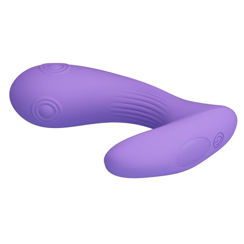 PRETTY LOVE ANDROMEDA VIBRADOR DE DOBLE ESTIMULACIoN RECARGABLE MORADO