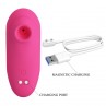 PRETTY LOVE ARILA SUCCIONADOR DE CLiTORIS CON VIBRACIoN RECARGABLE ROSA