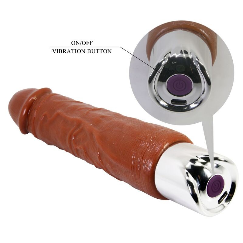 PRETTY LOVE PRO VIBRADOR REALiSTICO 235 CM Ø 48 CM COLOR MARRoN