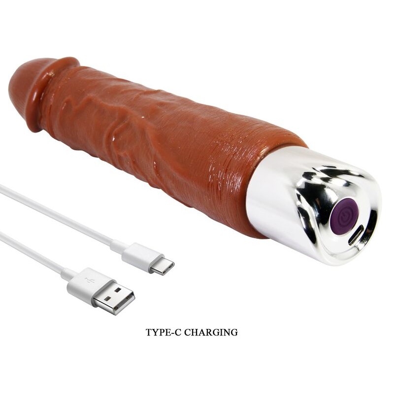 PRETTY LOVE PRO VIBRADOR REALiSTICO 235 CM Ø 48 CM COLOR MARRoN