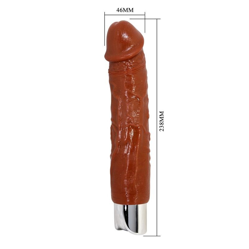 PRETTY LOVE PRO VIBRADOR REALiSTICO 235 CM Ø 48 CM COLOR MARRoN