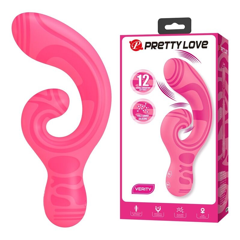 PRETTY LOVE VERITY MASAJEADOR DOBLE RECARGABLE USB
