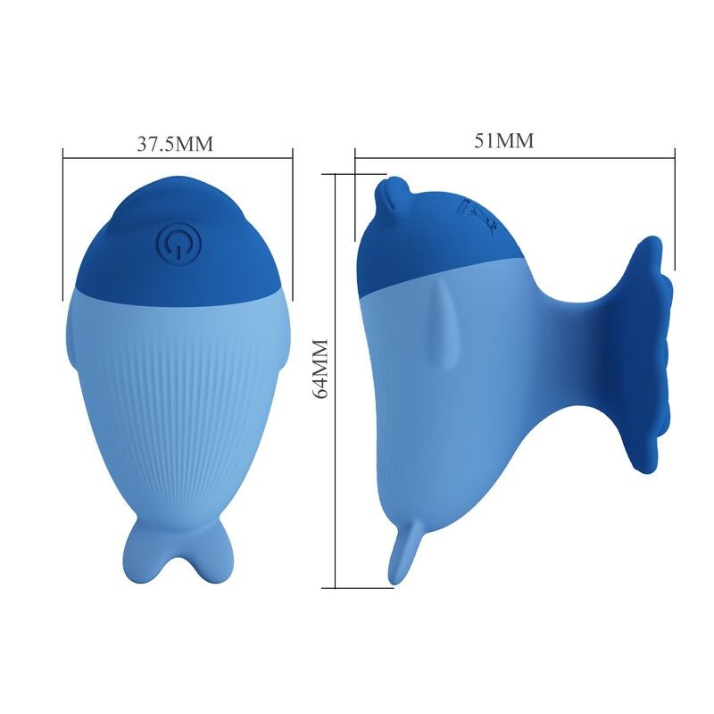 PRETTY LOVE DOLPHIN MINI VIBRADOR RECARGABLE USB