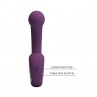 PRETTY LOVE BRYNNLEE VIBRADOR CON ESTIMULADOR ORAL RECARGABLE 10 VIBRACIONES Y 5 FUNCIONES DE LAMIDO MORADO