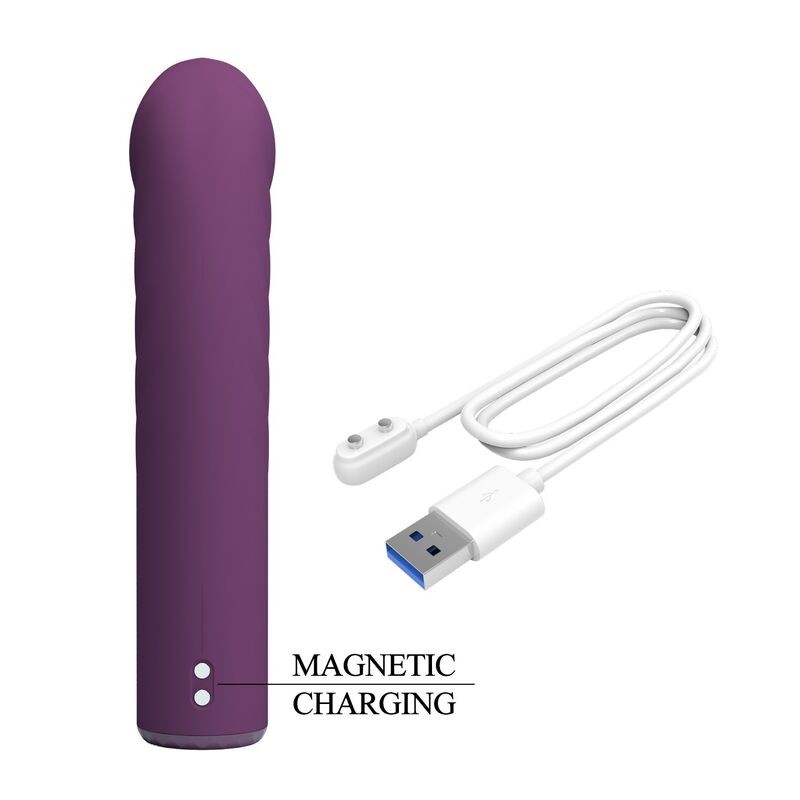PRETTY LOVE RYLAND VIBRADOR RECARGABLE 10 FUNCIONES MORADO