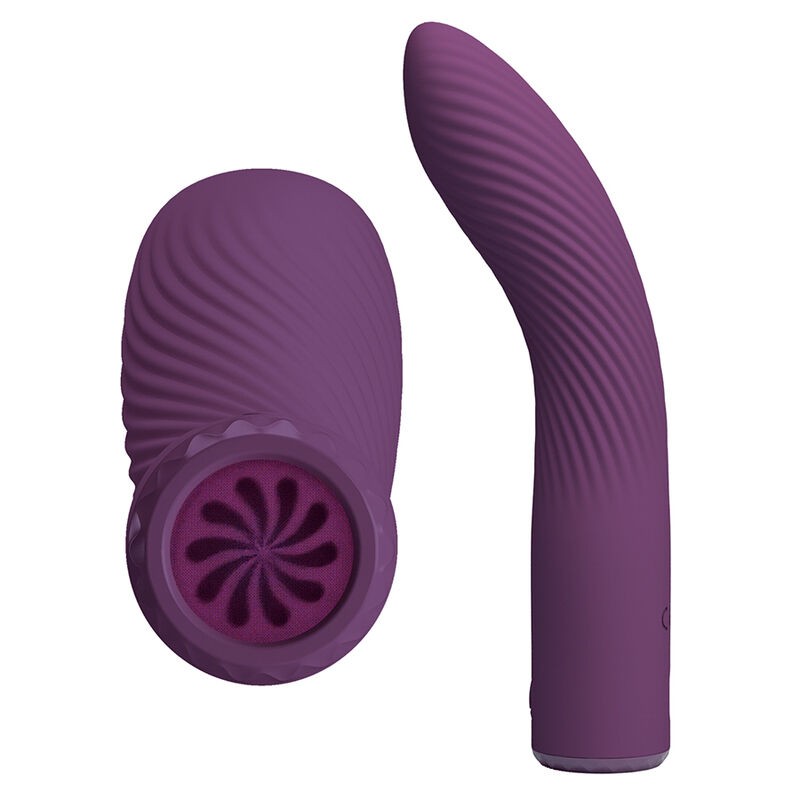 PRETTY LOVE KISSELL VIBRADOR RECARGABLE 10 FUNCIONES MORADO