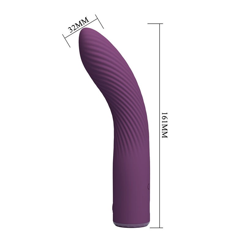 PRETTY LOVE KISSELL VIBRADOR RECARGABLE 10 FUNCIONES MORADO