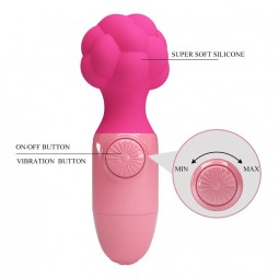 PRETTY LOVE ANWEN MINI MASAJEADOR RECARGABLE ROSA