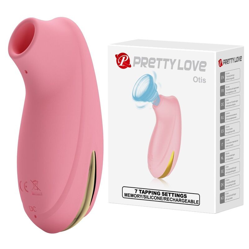 PRETTY LOVE OTIS ESTIMULADOR DE CLiTORIS POR SUCCIoN 7 MODOS ROSA