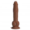 PRETTY LOVE EREN DILDO VIBRADOR CON EMPUJE 205 CM Ø 45 CM MARRoN