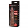PRETTY LOVE EREN DILDO VIBRADOR CON EMPUJE 205 CM Ø 45 CM MARRoN
