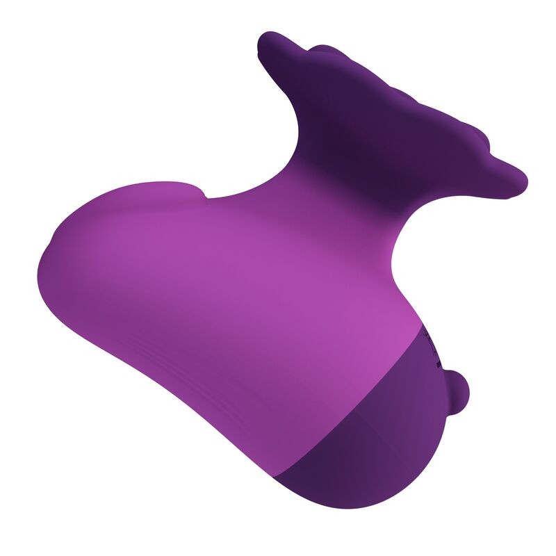 PRETTY LOVE ESTIMULADOR DE CLiTORIS 7 MODOS RECARGABLE FORMA ROSA MORADA