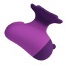 PRETTY LOVE ESTIMULADOR DE CLiTORIS 7 MODOS RECARGABLE FORMA ROSA MORADA