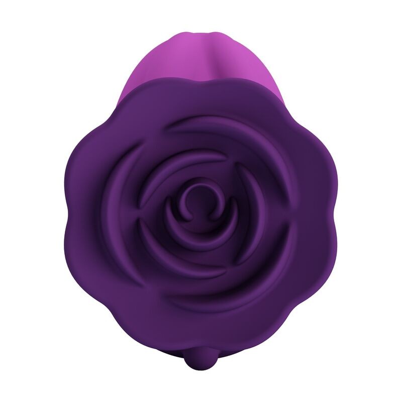 PRETTY LOVE ESTIMULADOR DE CLiTORIS 7 MODOS RECARGABLE FORMA ROSA MORADA