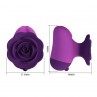 PRETTY LOVE ESTIMULADOR DE CLiTORIS 7 MODOS RECARGABLE FORMA ROSA MORADA