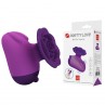 PRETTY LOVE ESTIMULADOR DE CLiTORIS 7 MODOS RECARGABLE FORMA ROSA MORADA
