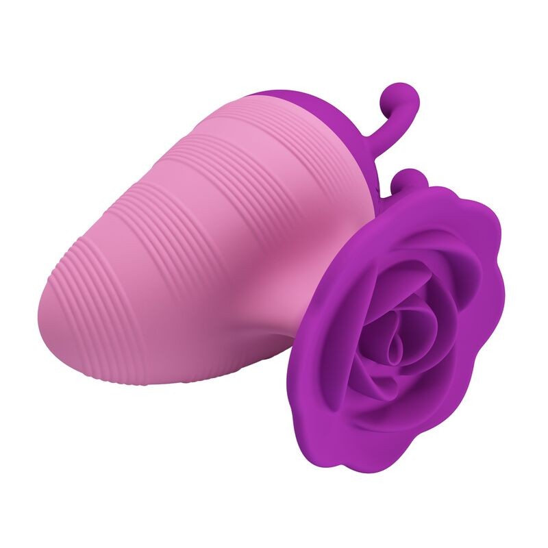 PRETTY LOVE LITTLE BEE ESTIMULADOR DE CLiTORIS 7 MODOS RECARGABLE MORADO ROSA