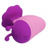 PRETTY LOVE LITTLE BEE ESTIMULADOR DE CLiTORIS 7 MODOS RECARGABLE MORADO ROSA