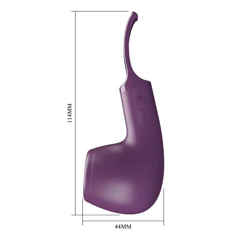 PRETTY LOVE PIPE ESTIMULADOR CON 10 MODOS DE GOLPETEO MORADO