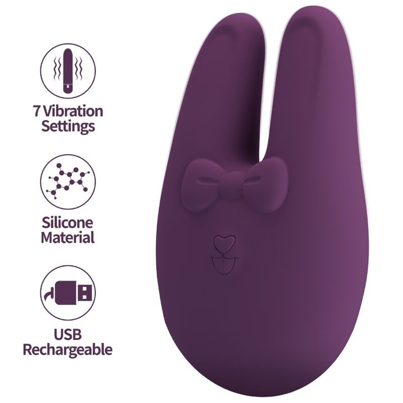 ROMANCE BUNNY ESTIMULADOR EXTERNO 7 MODOS DE VIBRACIoN