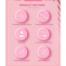 PRETTY LOVE DUDEN VIBRADOR DE SILICONA RECARGABLE 12 MODOS DE VIBRACIoN Y 3 MODOS DE BALANCEO ROSA