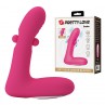 PRETTY LOVE DUDEN VIBRADOR DE SILICONA RECARGABLE 12 MODOS DE VIBRACIoN Y 3 MODOS DE BALANCEO ROSA