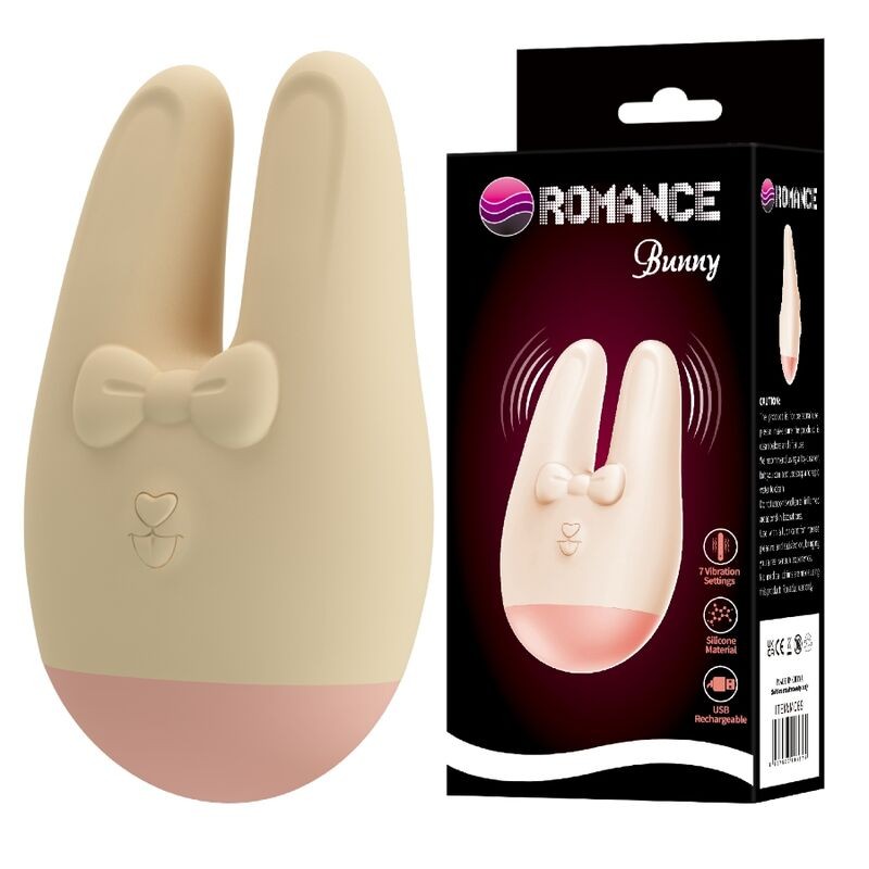 ROMANCE BUNNY ESTIMULADOR EXTERNO 7 MODOS DE VIBRACIoN