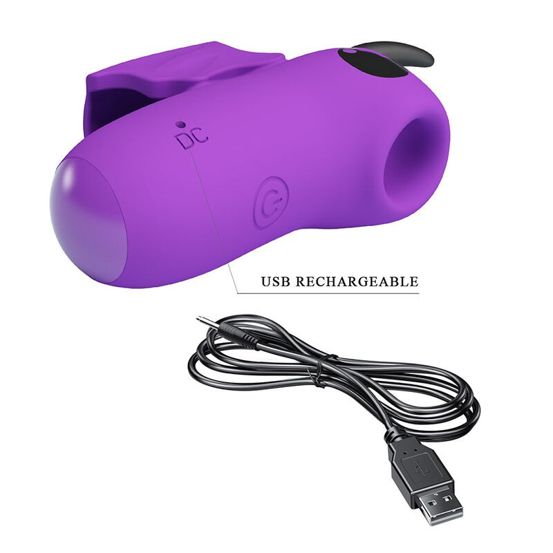 PRETTY LOVE MAGIC DEVIL ESTIMULADOR DE DEDO RECARGABLE MORADO
