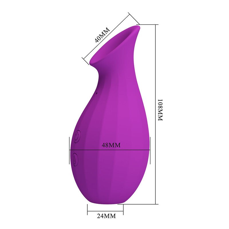 PRETTY LOVE MAGIC BOTTLE SUCCIONADOR DE CLiTORIS RECARGABLE MORADO