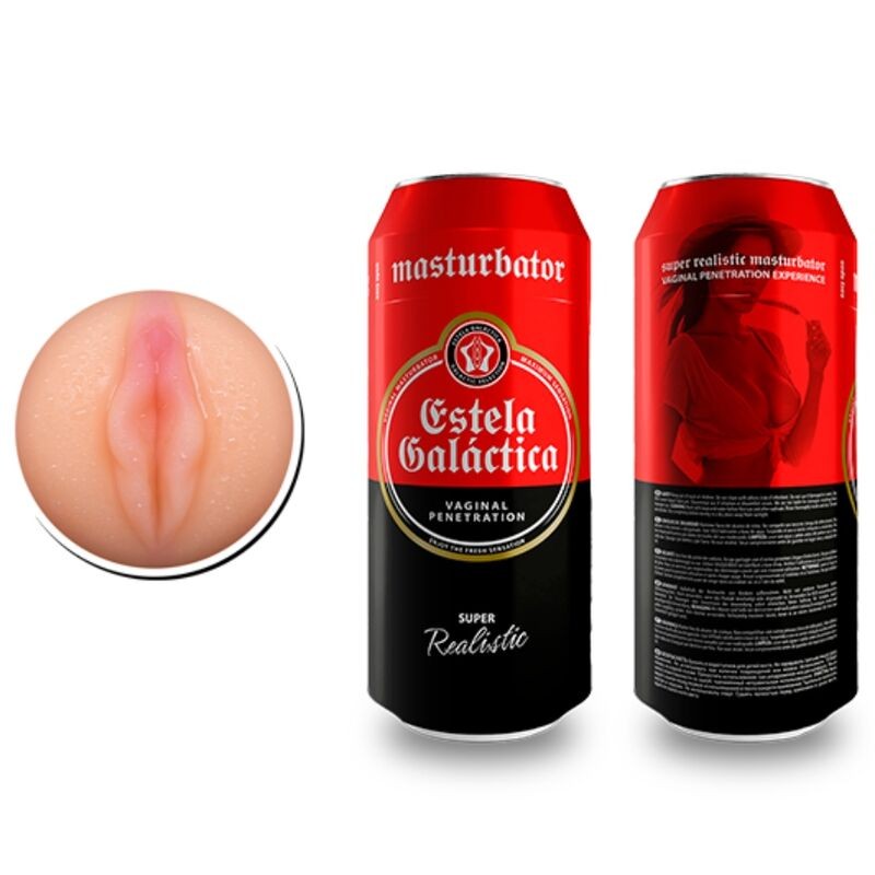 ALIVE MASTURBADOR MASCULINO VAGINA LATA CERVEZA ESTELA GALaCTICA