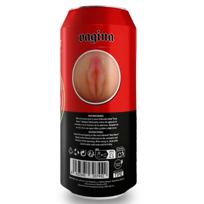 ALIVE MASTURBADOR MASCULINO VAGINA LATA CERVEZA ESTELA GALaCTICA