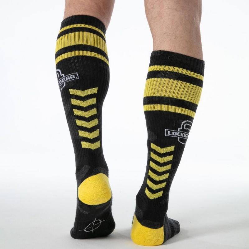 LOCKER GEAR FULL MILITARY KNEE HIGH SOCKS TALLA uNICA AMARILLO