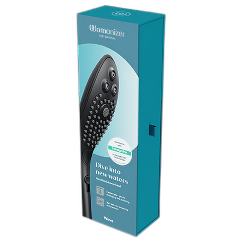 WOMANIZER WAVE CABEZAL DE DUCHA ESTIMULADOR DE CLITORiS NEGRO