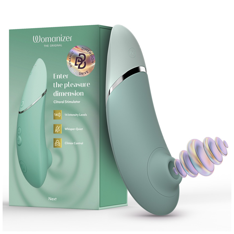 WOMANIZER NEXT ESTIMULADOR DE CLITORiS VERDE CLARO
