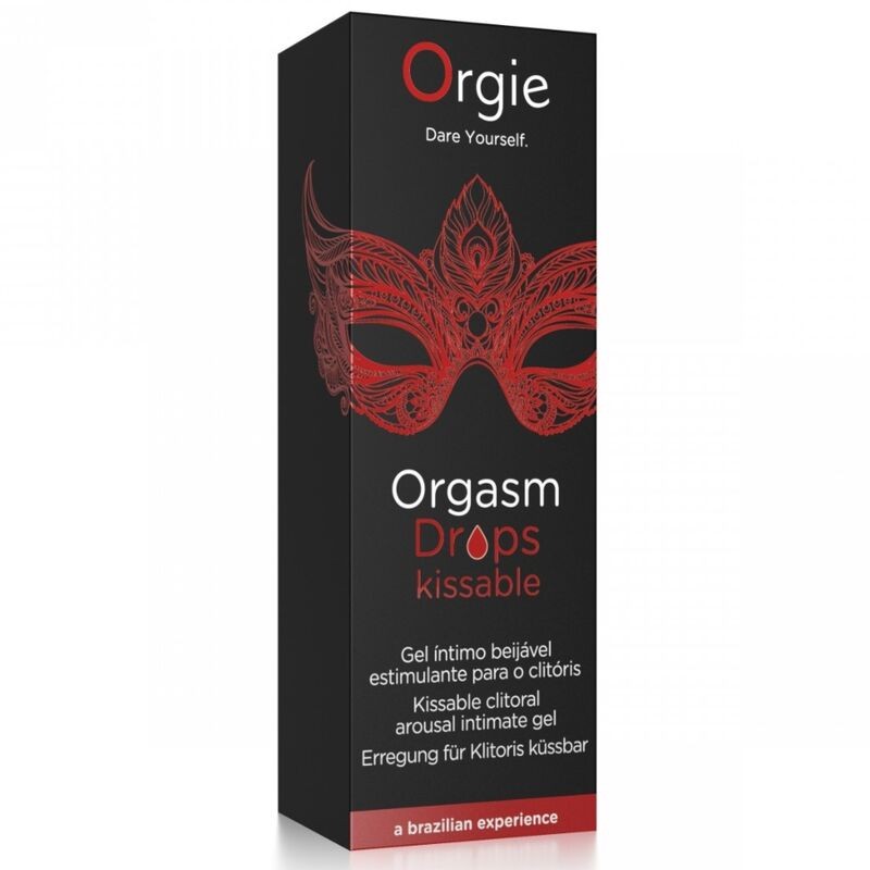 ORGIE ORGASM DROPS KISSABLE GOTAS ESTIMULANTES BESABLES PARA CLiTORIS 30 ML