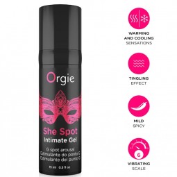 ORGIE SHE SPOT GEL iNTIMO ESTIMULANTE PUNTO G 15 ML
