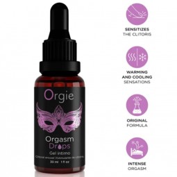 ORGIE ORGASM DROPS GOTAS ESTIMULANTES PARA CLiTORIS 30 ML